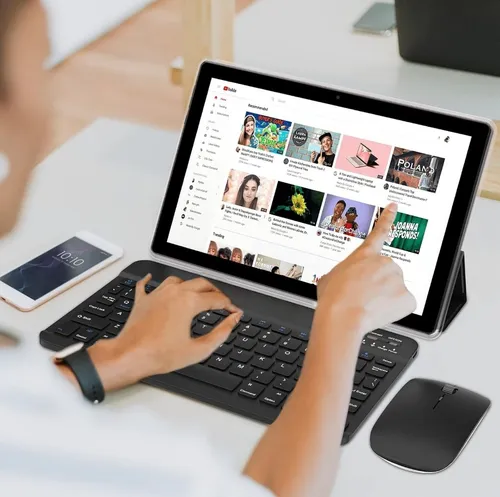 Combo Tablet Con Teclado Lápiz Y Mouse 12gb Ram, 128gb Hd