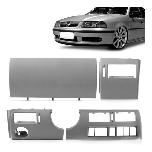 Kit Moldura Painel Gol Parati Saveiro G3 99 A 05 Completo