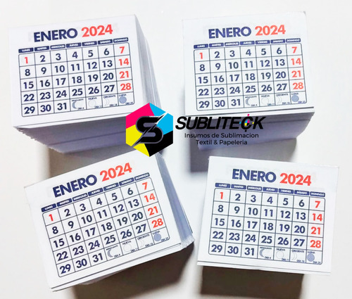 Taco Calendario Mini (100 Unidades)