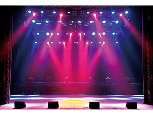 Leyiyi 12x8ft Escenario Foco Telón De Fondo Concierto Plataf