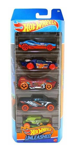 Kit 5 Carrinhos Hot Wheels - Mattel - Hfv-79