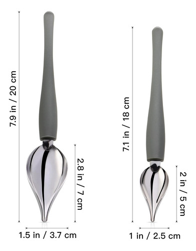 2pz Cuchara Precisión Montaje Decoración Emplatado Chef