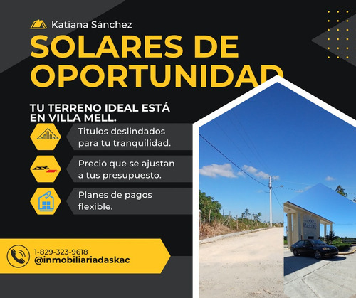 Solares Con Titulos En Residencial Con Todos Los Servicios.