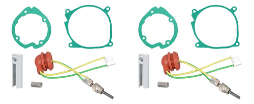 2 Llaves De Cerámica Con Bujía Incandescente Para Calefacció