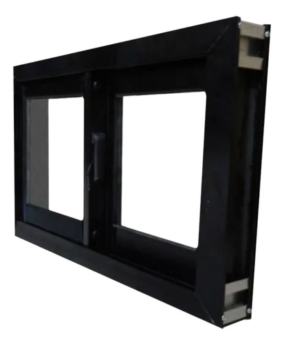 Ventana De 80x60 Aluminio Color Negro C/mosquitero 