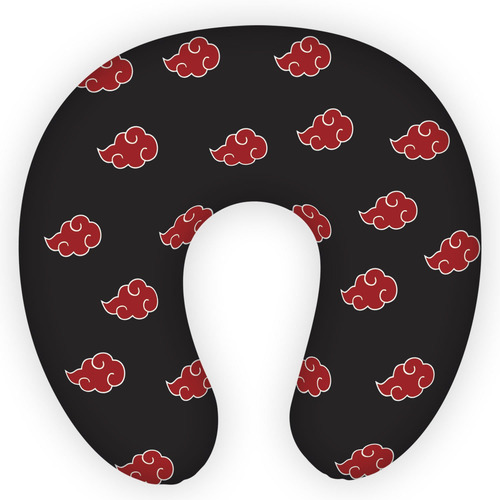 Imagem 4 de 5 de Kit Almofada Pescoço + Máscara Dormir Akatsuki Tobi Naruto