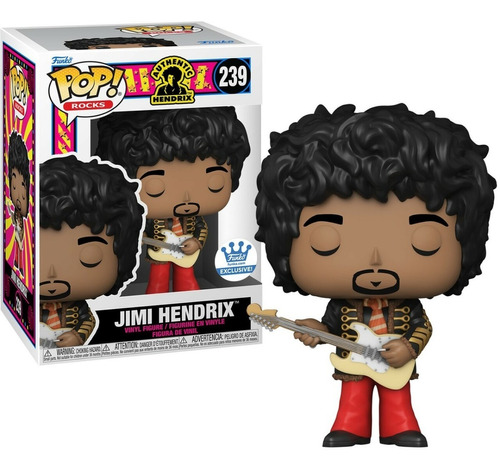 Funko Pop -rocks - Jimi Hendrix #239 + Protector Exc Funko 