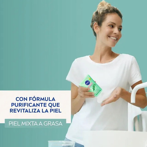 Gel Nivea Limpiador Facial Purificante Efecto Mate 150 Ml