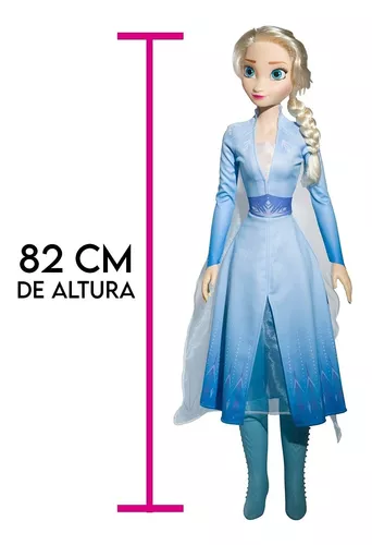 Boneca Frozen 2 Disney Anna 80 cm, Multicor, Baby Brink 