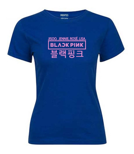 Polera Mujer Estampada Blackpink