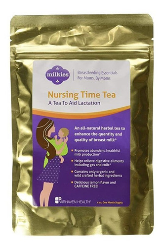 Milkies Nursing Tiempo Del Té: Un Té Para Aumentar La Produc