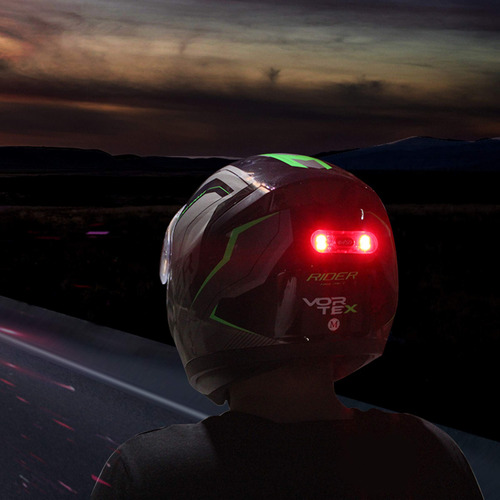 Trailstrike Ts-101-a - Lámpara Led Para Casco Trasero Rojo P