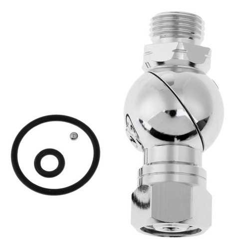 2 Piece De Conector De Manguera De Buceo Adaptador Giratorio