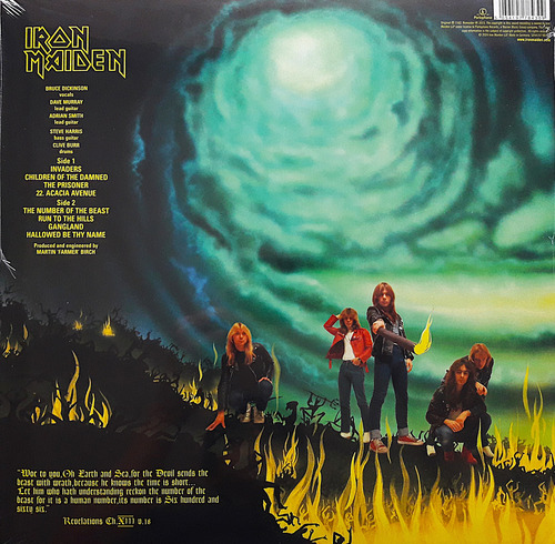 Iron Maiden - The Number Of The Beast (lp Vinil Importado) Estandar