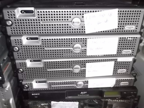 Servidor Dell 2950 2 Proc. Quad, 3 Gavetas, Bat.,16gb Ram
