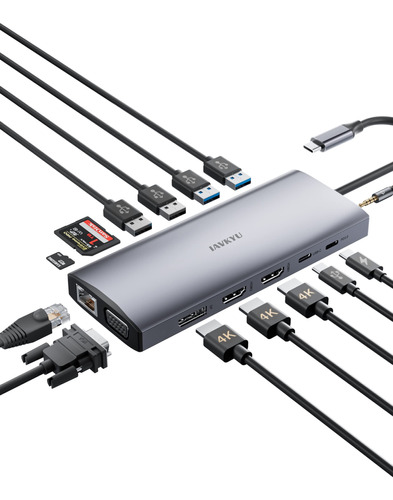 Estacin De Acoplamiento Usb-c, Estacin De Acoplamiento Multi