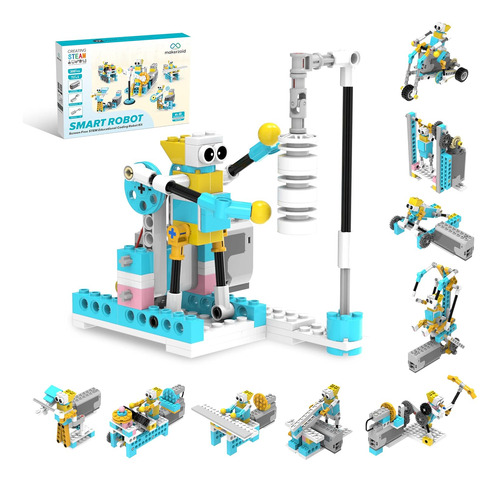 Makerzoid Robot Inteligente, Kit De Robótica Stem 72 En 1