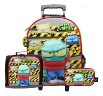 Comprar Set Maleta Ultra Zombies Amarillo Oficio Lonchera Cartuchera