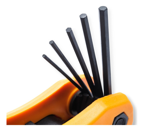 Gearwrench Juego De Llaves Hexagonales Plegables Sae/metric. Color Cromado