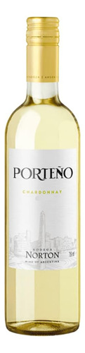 Porteño Bodega Norton Chardonnay vinho branco argentino 750ml