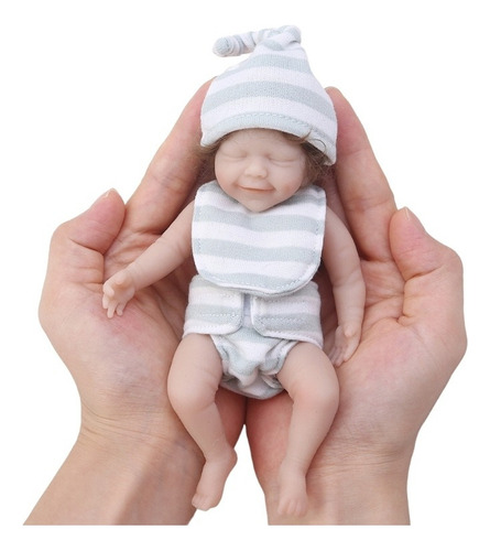 Mini Muñeca Reborns De 6 Pulgadas, Muñeca De Bebé, Cuerpo Co