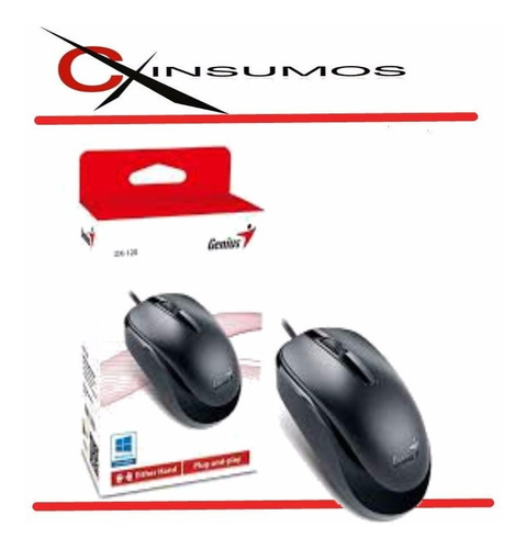 Mouse Genius Dx 120 Usb Pc Netbook 1000dpi Blanco 