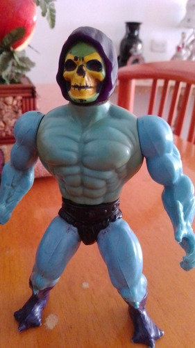 Figura Skeletor Con Pantera Vintage Años 80s Originales (Usado)