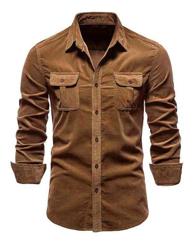 Camisa Ejecutiva De Pana Para Hombre