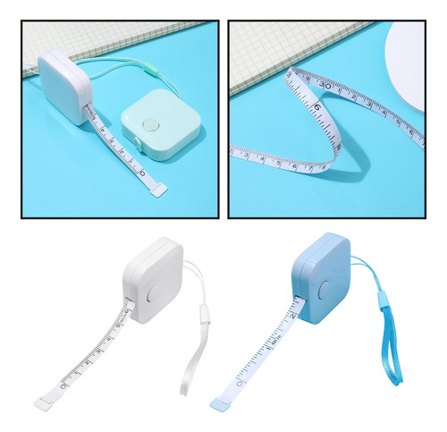 Cinta Retráctil Para Medir El Cuerpo, Suave, Tela De Coser,