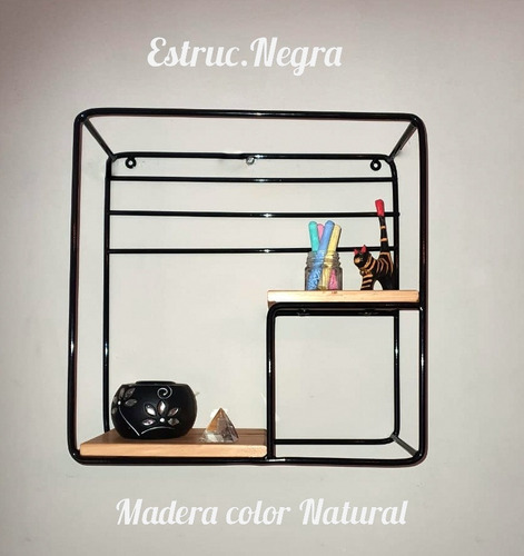 Repisa Moderna Pared Minimalista 37x37 X 14 Cm.prof.