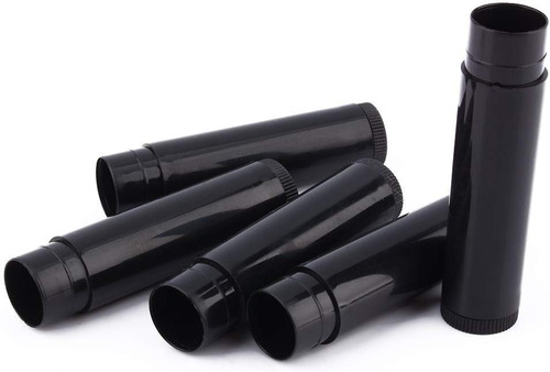 Tubo Envase Balsamo Labial Vacio. 750 Pzs Negro