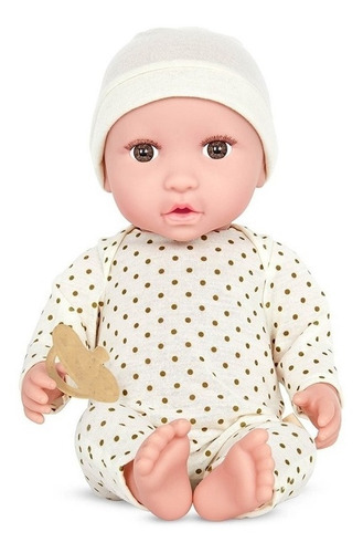 Muñeco Bebe Gorro Crema Modelo 1 Nuevo