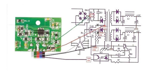Módulo Fuente Universal Para Led Tv Lcd 32 A 45 Pulgadas