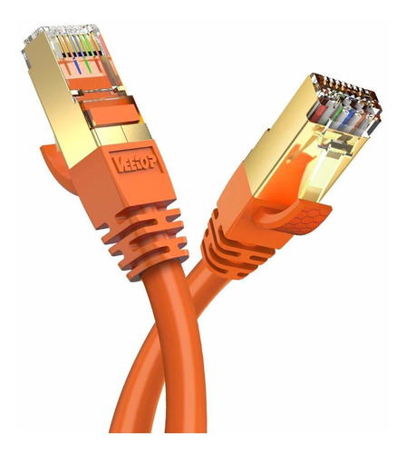 20ft 1 Paquete De Cable Ethernet Cat8 40gbps 2000mhz Ca...