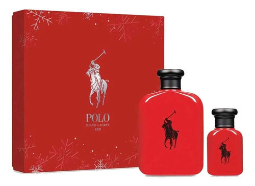 Set Raph Lauren Polo Red Men 125ml Edt + Red Men 40ml Cofre