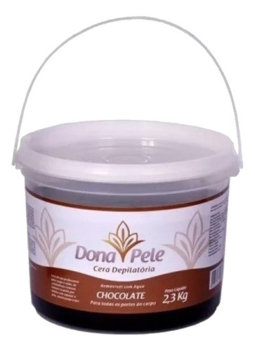 Cera Depilatória Dona Pele De Chocolate Hidrossolúvel 2,