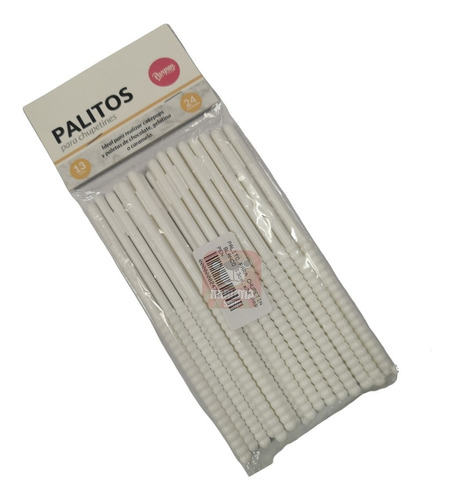 Palito Para Chupetin Cakepop 13cm Blanco X24 Parpen Belgrano