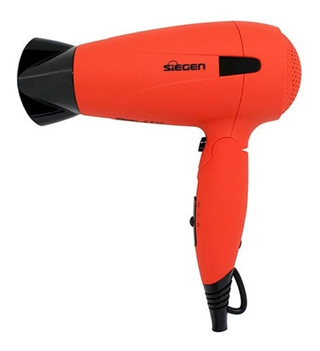 Secador Siegen Sg-3012c03 Rojo Con Mango Plegable 1700 Watts