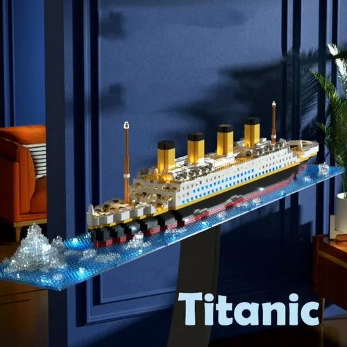 Titanic Micro Mini Juego De Bloques De Construcción 1860 Pc