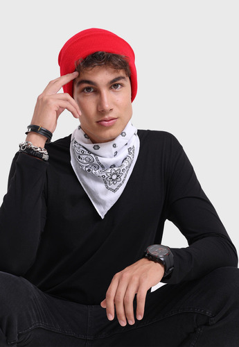 Imagen 6 de 6 de Polera Manga Larga Hombre Soviet Spo2730ne