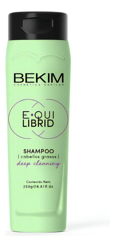 Shampoo Equilibrid X 250gr Cabello Graso Purificante Bekim