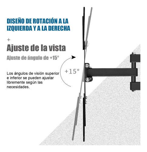 Soporte Pantalla De Tv Base Brazo Adecuado32 A 55 Pulgadas