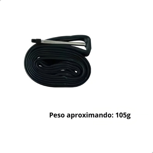 Cámara de aire Presta Continental con boquilla fina de 80 mm, 700 x 18/25