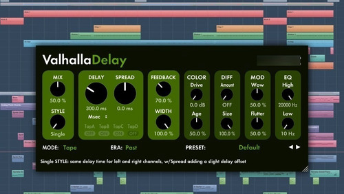 Valhalla Delay V2.1.0 | Plug In Delay Para Fl Studio Ableton