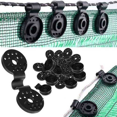 Paquete De 100 Clips De Tela De Sombra Resistentes Para Jard