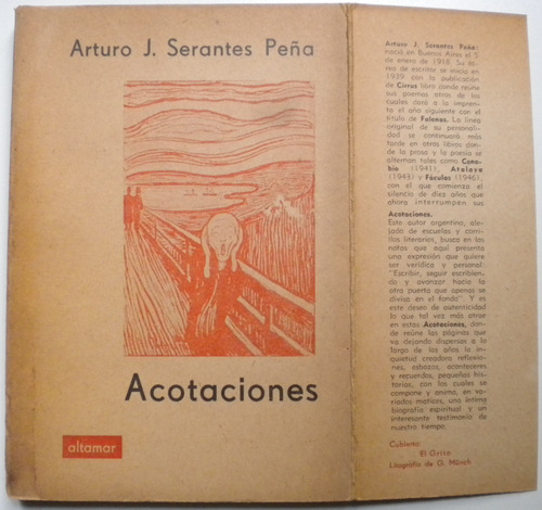 Serantes Peña Arturo J. / Acotaciones / Editorial Altamar