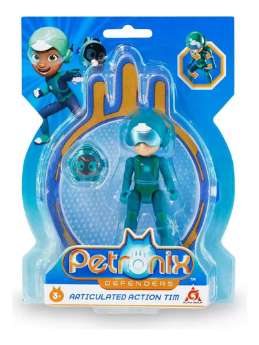 Figura Petronix Defenders De 7 Cm. Matt, Jia, Tim, Emma