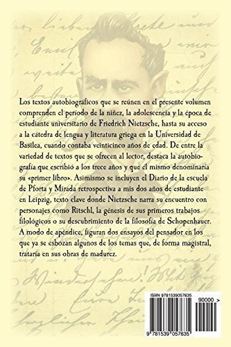 De Mi Vida - Nietzsche, Friedrich, De Nietzsche, Friedr. Editorial Createspace Independent Publishing Platform En Español