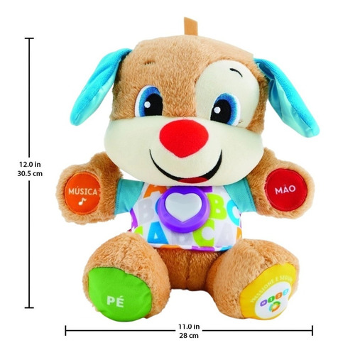 Pelúcia Cachorrinho Aprender E Brincar Smart - Fisher Price