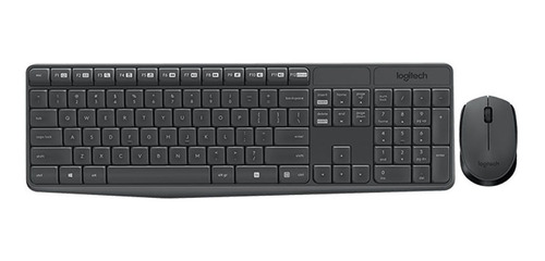 Kit Inalámbrico Logitech Mk235 Teclado Y Mouse, Conexión Usb